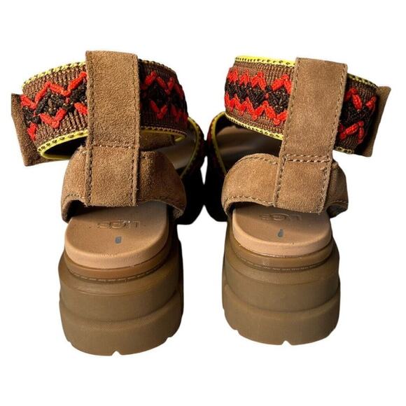 UGG Ashton Heritage Braid Sandal Chestnut Sandals Women’s Sz 9 NEW No Box - Picture 6 of 9
